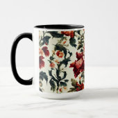 Italienisches Barock. Chic Blume und Blätter Tasse (Links)