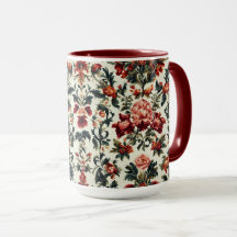 Italienisches Barock. Chic Blume und Blätter