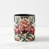 Italienisches Barock. Chic Blume und Blätter Tasse (Zentrum)