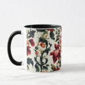 Italienisches Barock. Chic Blume und Blätter Tasse (Links)