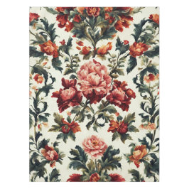 Italienisches Barock. Chic Blume und Blätter Tischdecke