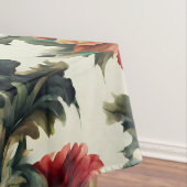 Italienisches Barock. Chic Blume und Blätter Tischdecke (Beispiel)