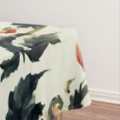 Italienisches Barock. Chic Blume und Blätter Tischdecke (Beispiel)