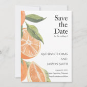 Italienisches Bauernhaus Hochzeit retten Datum Einladung (Vorderseite)