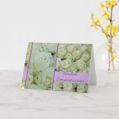 Italienisches Beileid Sentite Condoglianze Karte (Gelbe Blume)