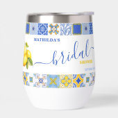 Italienisches Blue Tiles Lemon Summer Brautparty (Links)