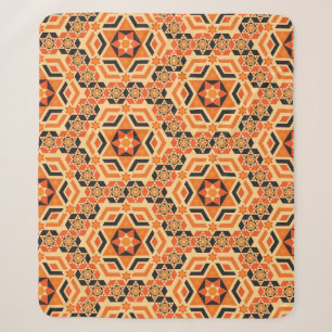 Italienisches Bodengeometrisches Muster, vintage M Sherpadecke