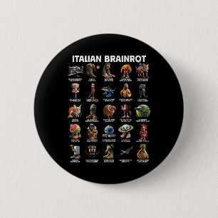 Italienisches Brain Rot Italienisches Brainrot Fun Button
