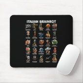 Italienisches Brain Rot Italienisches Brainrot Fun Mousepad (Mit Mouse)