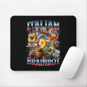 Italienisches Brain Rot Italienisches Brainrot Fun Mousepad (Mit Mouse)