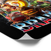 Italienisches Brain Rot Italienisches Brainrot Fun Poster (Ecke)