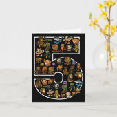 Italienisches Brainrot Geburtstag 5 Jahre Meme 5. Karte (Gelbe Blume)