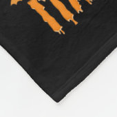 Italienisches Brainrot-Meme-Zeichen Halloween-Kost Fleecedecke (Ecke)