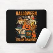 Italienisches Brainrot-Meme-Zeichen Halloween-Kost Mousepad (Mit Mouse)