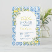 Italienisches Brautparty Einladung (Stehend Vorderseite)