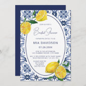 Italienisches Brautparty Einladung (Vorne/Hinten)