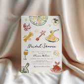 Italienisches Brautparty Einladung