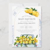 Italienisches Brautparty Einladung (Vorderseite)