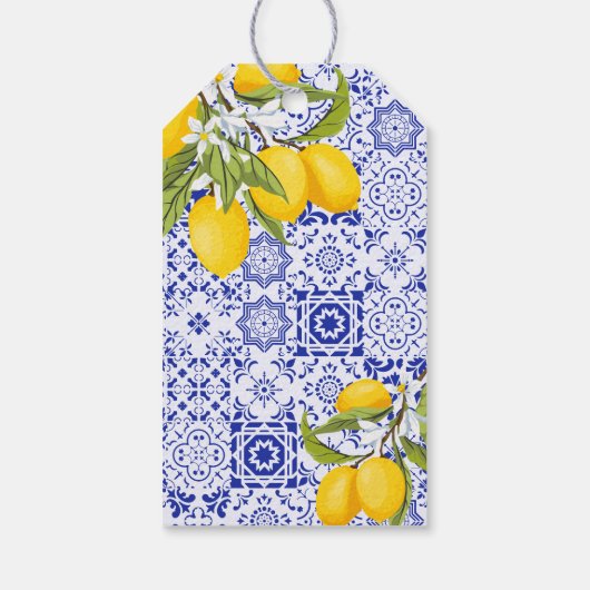 Italienisches Brautparty Geschenkanhänger (Rückseite)