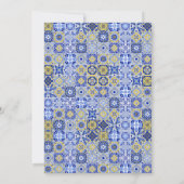 Italienisches Brautparty La Dolce Vita Einladung (Rückseite)