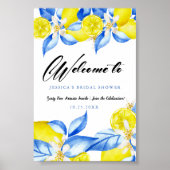 Italienisches Brautparty Lemon Poster (Vorne)