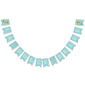 Italienisches Brautparty Lemons Blue La Dolce Brid Wimpelkette (Alle)