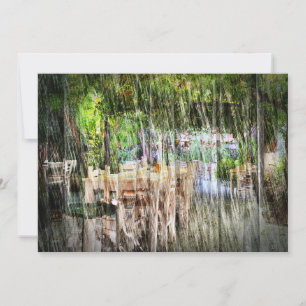 Italienisches Café Dankeskarte