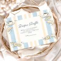 Italienisches Café Doodle Streifen Diapper Tombola