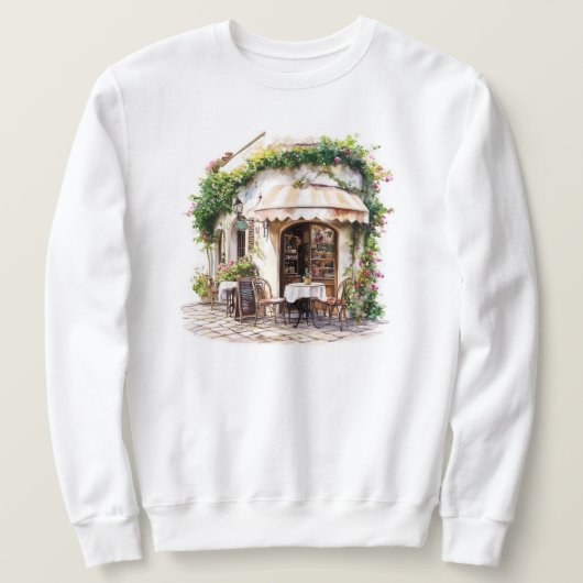 Italienisches Café Sweatshirt (Design vorne)