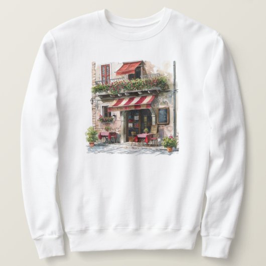 Italienisches Café Sweatshirt (Design vorne)