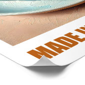 "Italienisches Caffè Latte Print, Espresso Drink W Poster (Ecke)