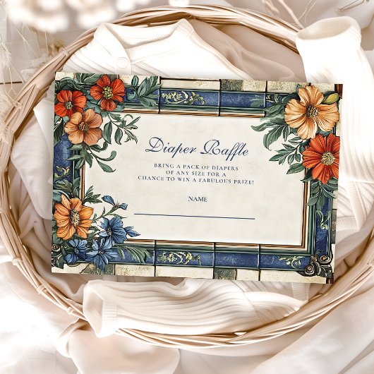 Italienisches Ciao Baby Duwer Diapper Raffle Begleitkarte