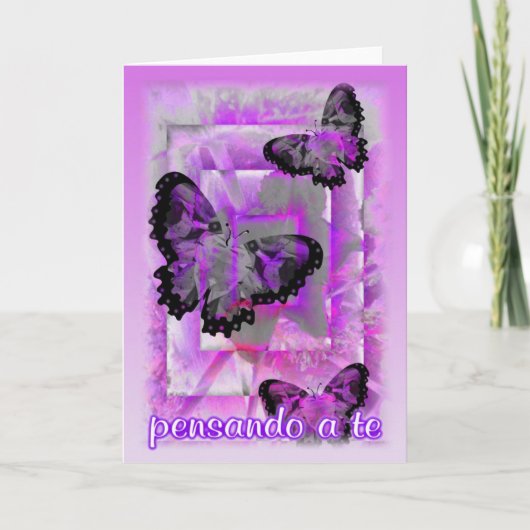 Italienisches Denken an Sie   Karte-leer Karte (Vorderseite)