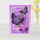 Italienisches Denken an Sie   Karte-leer Karte (Gelbe Blume)