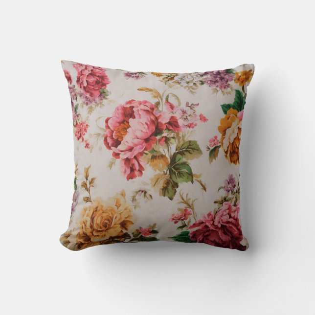 Italienisches Design mit der Schönheit der Blume Kissen (Vorderseite)