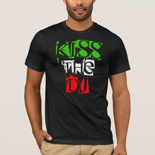 Italienisches DJ T-Shirt (Vorderseite)