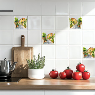 Italienisches Dorf Fliese