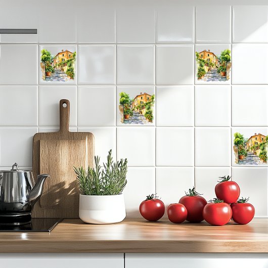 Italienisches Dorf Fliese