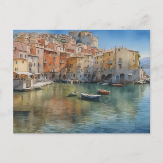 Italienisches Dorf Mediterranea Postcard Postkarte (Vorderseite)