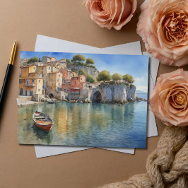 Italienisches Dorf Mediterranea Postcard Postkarte