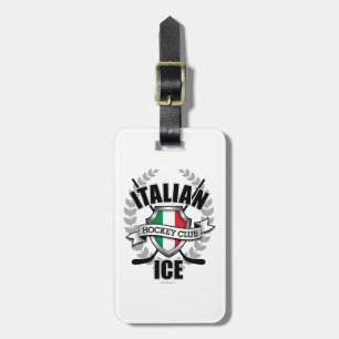 Italienisches Eis-Hockey Gepäckanhänger