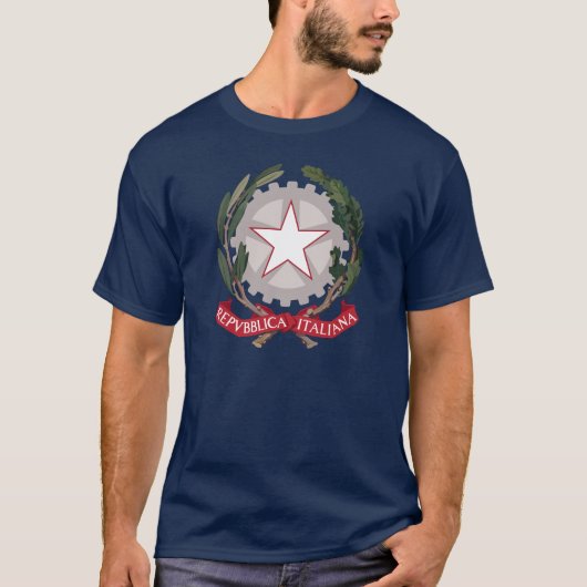 Italienisches Emblem T-Shirt (Vorderseite)