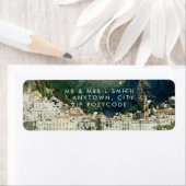 Italienisches Etikett für die landschaftliche Rück (Insitu)