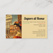 Italienisches Feinschmeckerrestaurant Koch Visitenkarte (Vorderseite)