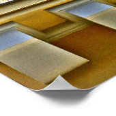 Italienisches Fenster und Balkon Poster (Ecke)