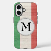 Italienisches Flag Case iPhone 16 (Rückseite)