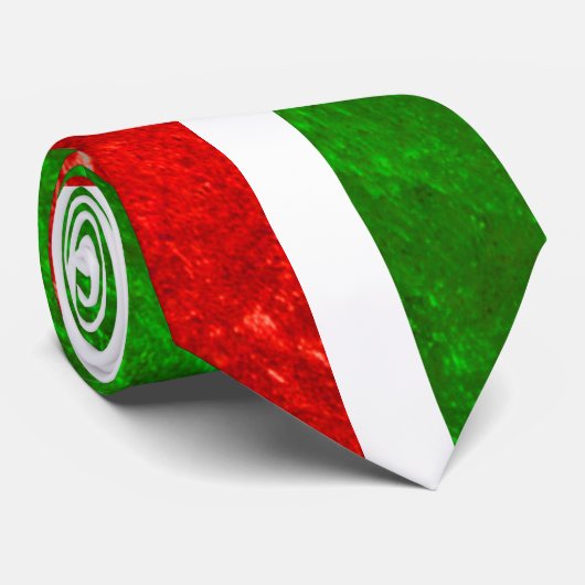 Italienisches Flag Krawatte (Gerollt)