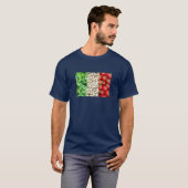 Italienisches Flag-Shirt T-Shirt (Vorne ganz)