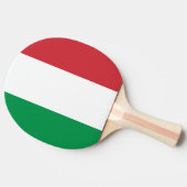 Italienisches Flaggen-Klingeln pong Paddel für Tischtennis Schläger (Seitenansicht)