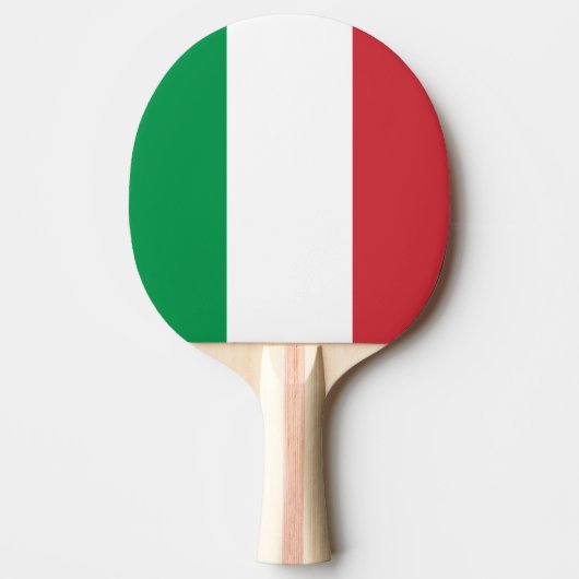 Italienisches Flaggen-Klingeln pong Paddel für Tischtennis Schläger (Vorderseite)